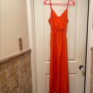 Elegant Orange Jumpsuit